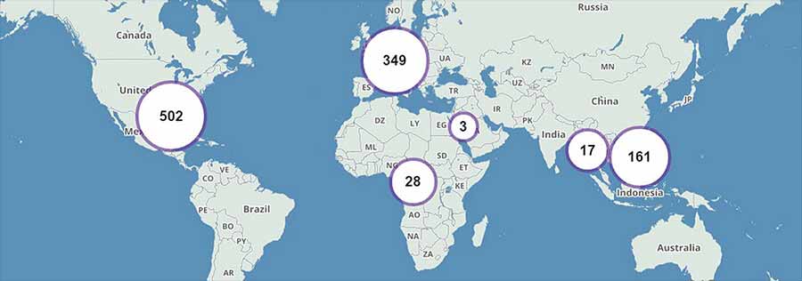 what countries do cancer research work in