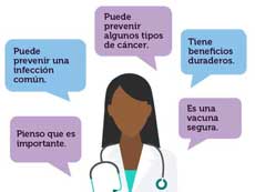 En un nuevo estudio, los investigadores solicitaron que los padres seleccionasen las mejores y las peores razones que un médico podría dar a fin de respaldar la vacunación contra el VPH para sus hijos.